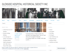 Tablet Screenshot of glensidehospitalhistoricalsocietyinc.com
